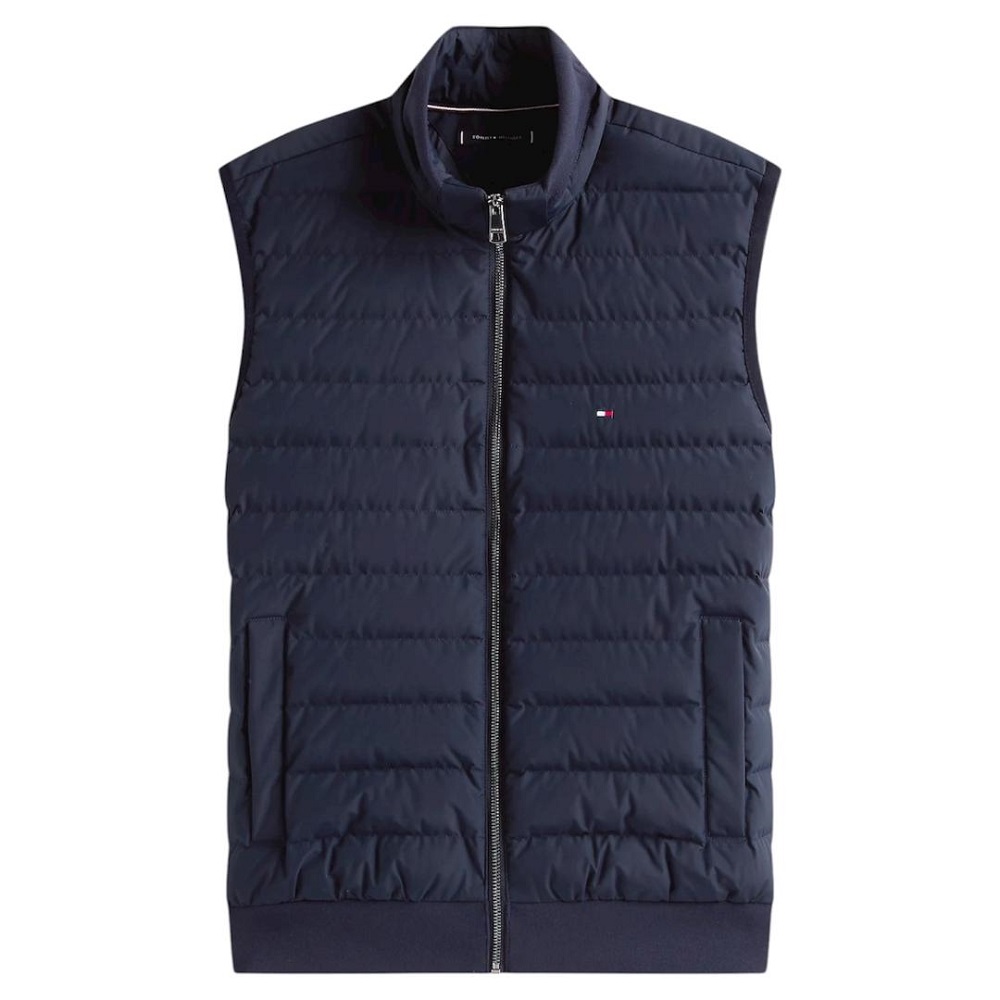 TOMMY HILFIGER</br>Tommy Hilfiger Mix Media Gilet MW0MW40051-DW5 Ανδρικό Μπουφάν Αμάνικο Μπλε