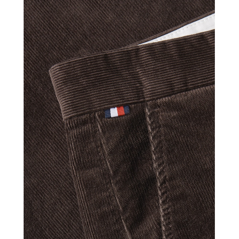 TOMMY HILFIGER</br>Tommy Hilfiger Denton Corduroy Chino Straight Fit MW0MW40267-0HD Ανδρικό Παντελόνι Κοτλέ Καφέ