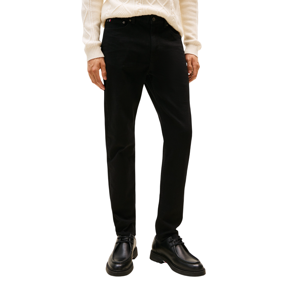 TOMMY HILFIGER</br>Tommy Hilfiger Bleecker THFlex Slim Fit Jeans MW0MW40360-1BZ Ανδρικό Τζιν Παντελόνι Μαύρο TOMMY HILFIGER</br>Tommy Hilfiger Bleecker THFlex Slim Fit Jeans MW0MW40360-1BZ Ανδρικό Τζιν Παντελόνι Μαύρο