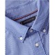 TOMMY HILFIGER</br>Tommy Hilfiger THFlex Poplin Micro Gingham Regular Fit Shirt MW0MW40457-0MS Ανδρικό Πουκάμισο Γαλάζιο