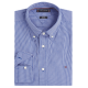 TOMMY HILFIGER</br>Tommy Hilfiger THFlex Poplin Micro Gingham Regular Fit Shirt MW0MW40457-0MS Ανδρικό Πουκάμισο Γαλάζιο