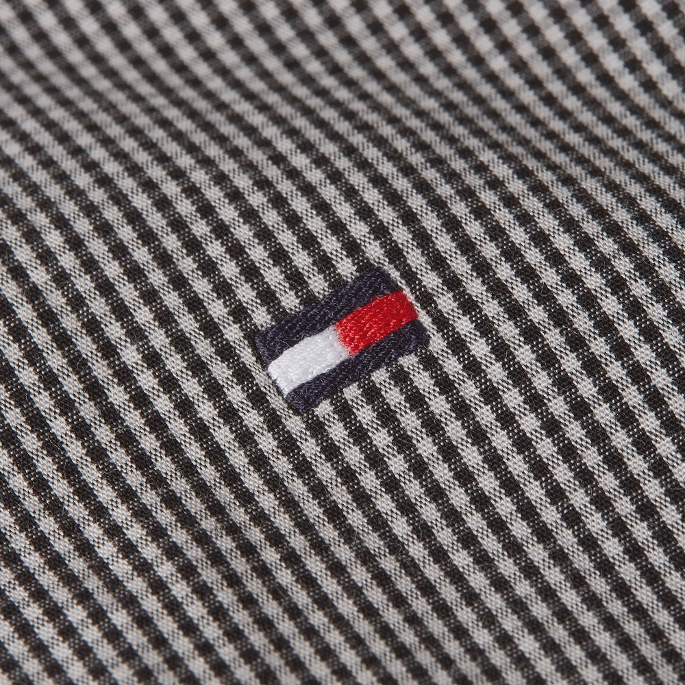 TOMMY HILFIGER</br>Tommy Hilfiger THFlex Poplin Micro Gingham Regular Fit Shirt MW0MW40457-0OG Ανδρικό Πουκάμισο Γκρι TOMMY HILFIGER</br>Tommy Hilfiger THFlex Poplin Micro Gingham Regular Fit Shirt MW0MW40457-0OG Ανδρικό Πουκάμισο Γκρι