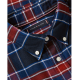 TOMMY HILFIGER</br>Tommy Hilfiger Hero Flannel Tartan Check Regular Fit Shirt MW0MW40473-0MS Ανδρικό Πουκάμισο Μπλε/Μπορντώ Καρό
