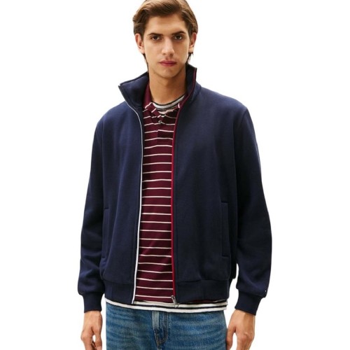 Tommy Hilfiger Global Stripe Zip Through Jumper MW0MW40481-DW5 Ανδρική Ζακέτα Φούτερ Μπλε Tommy Hilfiger Global Stripe Zip Through Jumper MW0MW40481-DW5 Ανδρική Ζακέτα Φούτερ Μπλε