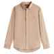 TOMMY HILFIGER</br>Tommy Hilfiger Solid Corduroy Regular Fit Shirt MW0MW40486-AFE Ανδρικό Πουκάμισο Κοτλέ Μπεζ