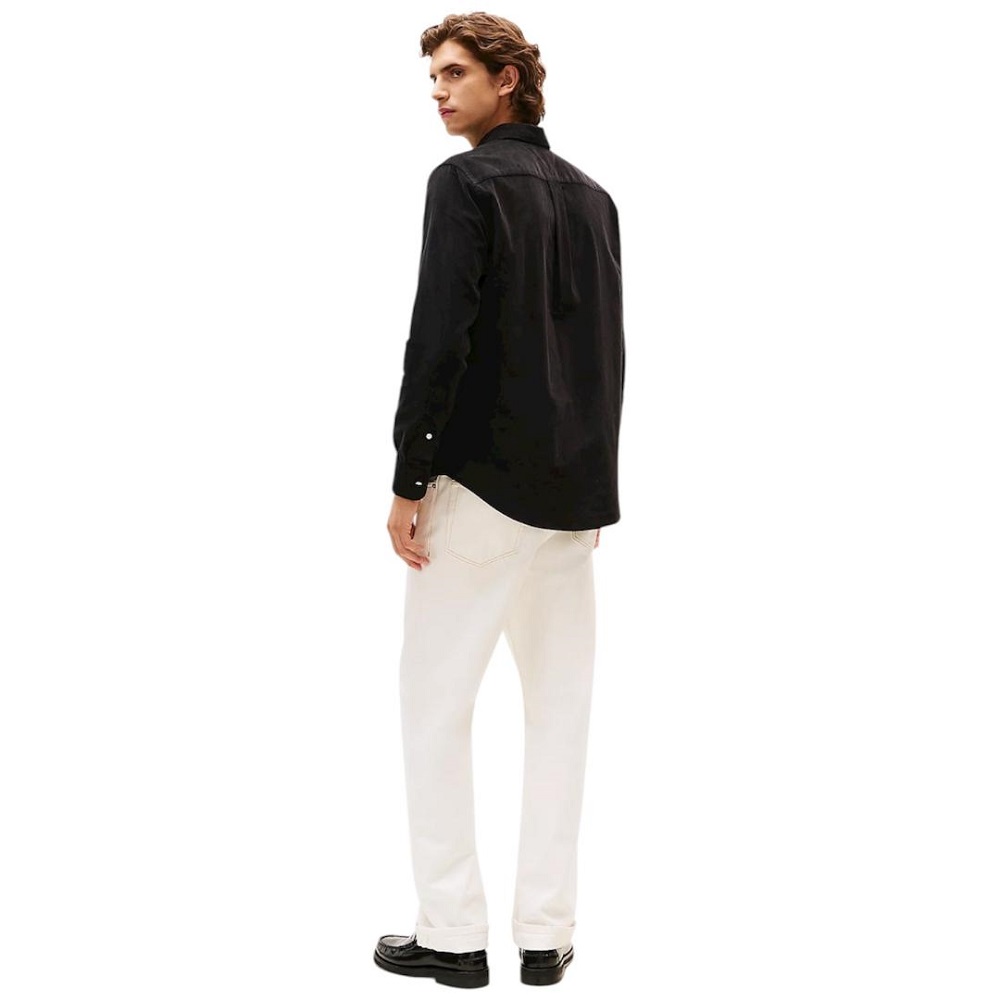 TOMMY HILFIGER</br>Tommy Hilfiger Solid Corduroy Regular Fit Shirt MW0MW40486-BDS Ανδρικό Πουκάμισο Κοτλέ Μαύρο TOMMY HILFIGER</br>Tommy Hilfiger Solid Corduroy Regular Fit Shirt MW0MW40486-BDS Ανδρικό Πουκάμισο Κοτλέ Μαύρο