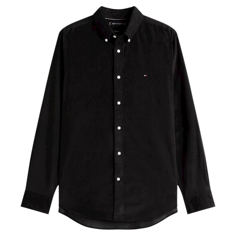TOMMY HILFIGER</br>Tommy Hilfiger Solid Corduroy Regular Fit Shirt MW0MW40486-BDS Ανδρικό Πουκάμισο Κοτλέ Μαύρο TOMMY HILFIGER</br>Tommy Hilfiger Solid Corduroy Regular Fit Shirt MW0MW40486-BDS Ανδρικό Πουκάμισο Κοτλέ Μαύρο