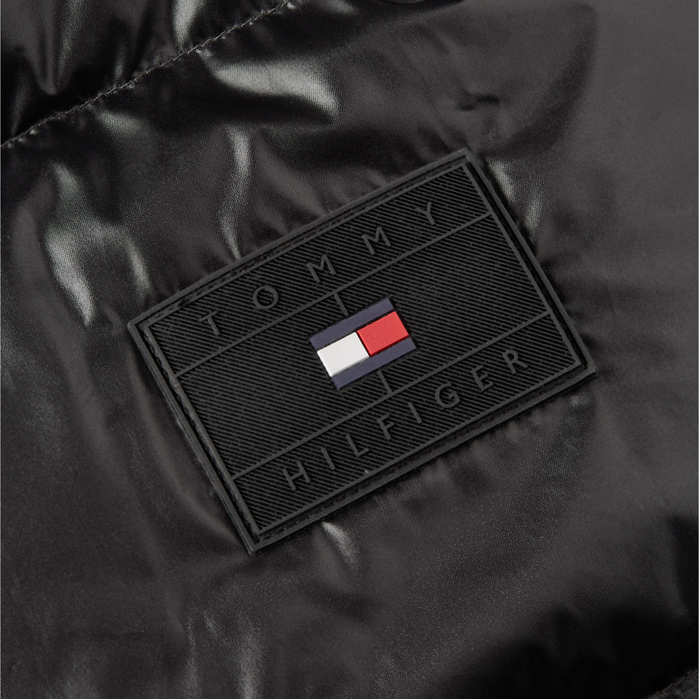 TOMMY HILFIGER</br>Tommy Hilfiger Shiny Water Repellent Down Stand Collar Puffer Jacket MW0MW40617-BDS Ανδρικό Μπουφάν Αδιάβροχο Μαύρο TOMMY HILFIGER</br>Tommy Hilfiger Shiny Water Repellent Down Stand Collar Puffer Jacket MW0MW40617-BDS Ανδρικό Μπουφάν Αδιάβροχο Μαύρο