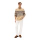 TOMMY HILFIGER</br>Tommy Hilfiger Placed Fairisle Lambswool Blend Roll Neck MW0MW40843-ADN Ανδρικό Πουλόβερ Ζιβάγκο Κάμελ TOMMY HILFIGER</br>Tommy Hilfiger Placed Fairisle Lambswool Blend Roll Neck MW0MW40843-ADN Ανδρικό Πουλόβερ Ζιβάγκο Κάμελ