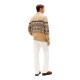 TOMMY HILFIGER</br>Tommy Hilfiger Placed Fairisle Lambswool Blend Roll Neck MW0MW40843-ADN Ανδρικό Πουλόβερ Ζιβάγκο Κάμελ TOMMY HILFIGER</br>Tommy Hilfiger Placed Fairisle Lambswool Blend Roll Neck MW0MW40843-ADN Ανδρικό Πουλόβερ Ζιβάγκο Κάμελ