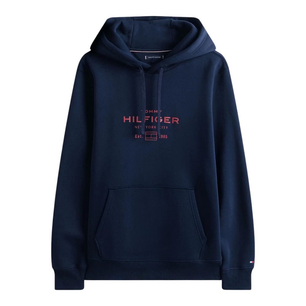 TOMMY HILFIGER</br>Tommy Hilfiger Oval Graphic Hoodie MW0MW40864-DW5 Ανδρικό Φούτερ Μπλε
