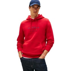 TOMMY HILFIGER</br>Tommy Hilfiger Oval Graphic Hoodie MW0MW40864-XLD Ανδρικό Φούτερ Κόκκινο
