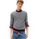 TOMMY HILFIGER</br>Tommy Hilfiger Pima Organic Cotton Cashmere Herringbone Knit Crewneck Sweater MW0MW41319-0A4 Ανδρικό Πουλόβερ Μπλε