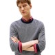 TOMMY HILFIGER</br>Tommy Hilfiger Pima Organic Cotton Cashmere Herringbone Knit Crewneck Sweater MW0MW41319-0A4 Ανδρικό Πουλόβερ Μπλε