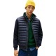 TOMMY HILFIGER</br>Tommy Hilfiger Mix Media Essential RWB Stand Collar Quilted Zip Through Sweatshirt MW0MW41329-DW5 Ανδρικό Μπουφάν Μπλε