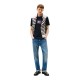 TOMMY HILFIGER</br>Tommy Hilfiger Linear Flag Graphic Tee MW0MW41338-DW5 Ανδρικό T-shirt Μπλε Regular