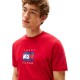 TOMMY HILFIGER</br>Tommy Hilfiger Linear Flag Graphic Tee MW0MW41338-XLD Ανδρικό T-shirt Κόκκινο Regular
