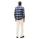 TOMMY HILFIGER</br>Tommy Hilfiger Hero Flannel Tartan Check Regular Fit Shirt MW0MW41345-0MS Ανδρικό Πουκάμισο Μπλε Καρό
