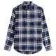 TOMMY HILFIGER</br>Tommy Hilfiger Hero Flannel Tartan Check Regular Fit Shirt MW0MW41345-0MS Ανδρικό Πουκάμισο Μπλε Καρό
