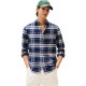 TOMMY HILFIGER</br>Tommy Hilfiger Hero Flannel Tartan Check Regular Fit Shirt MW0MW41345-0MS Ανδρικό Πουκάμισο Μπλε Καρό