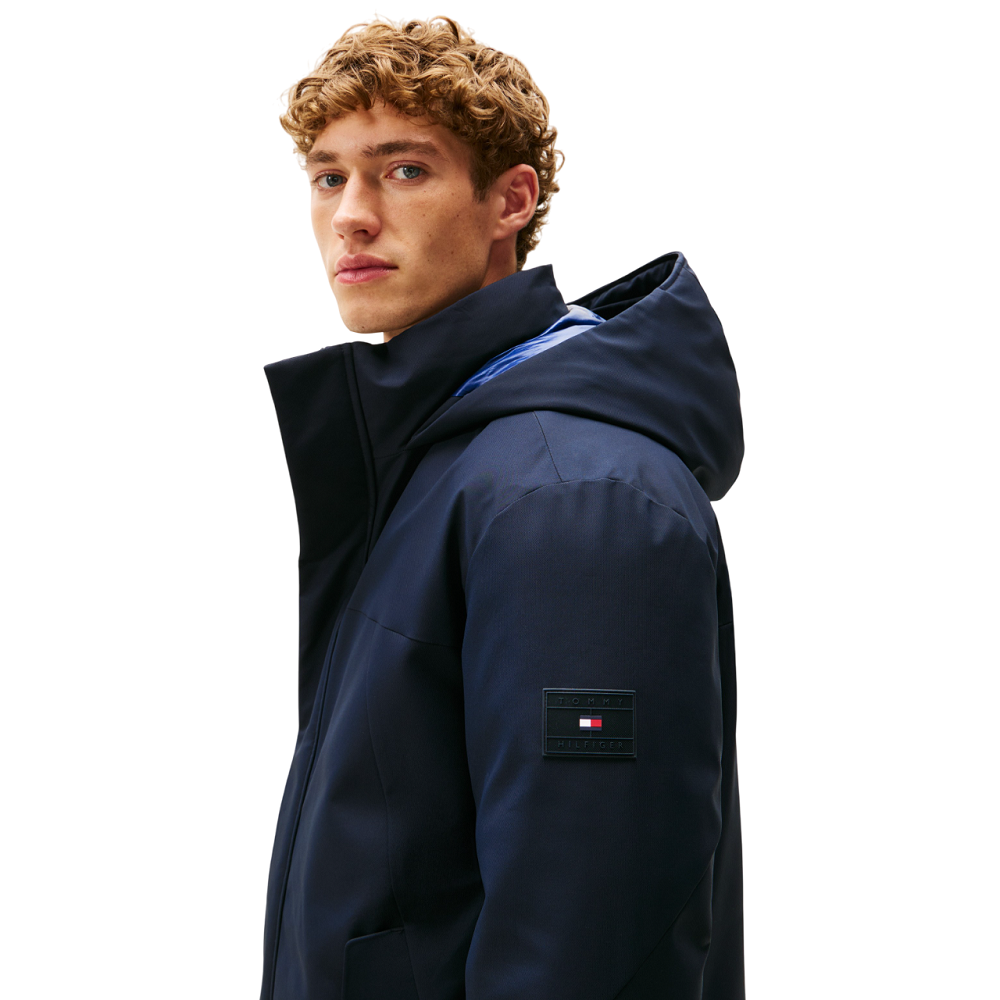 TOMMY HILFIGER</br>Tommy Hilfiger Tech Hooded Padded Parka MW0MW41362-DW5 Ανδρικό Μπουφάν Παρκά Αδιάβροχο Μπλε TOMMY HILFIGER</br>Tommy Hilfiger Tech Hooded Padded Parka MW0MW41362-DW5 Ανδρικό Μπουφάν Παρκά Αδιάβροχο Μπλε