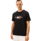 TOMMY HILFIGER</br>Tommy Hilfiger Icon Gold Tee MW0MW41500-BDS Ανδρικό T-shirt Μαύρο Regular TOMMY HILFIGER</br>Tommy Hilfiger Icon Gold Tee MW0MW41500-BDS Ανδρικό T-shirt Μαύρο Regular