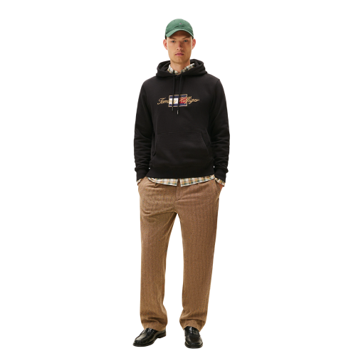 Tommy Hilfiger Icon Gold Hoodie MW0MW41502-BDS Ανδρικό Φούτερ Μαύρο Tommy Hilfiger Icon Gold Hoodie MW0MW41502-BDS Ανδρικό Φούτερ Μαύρο