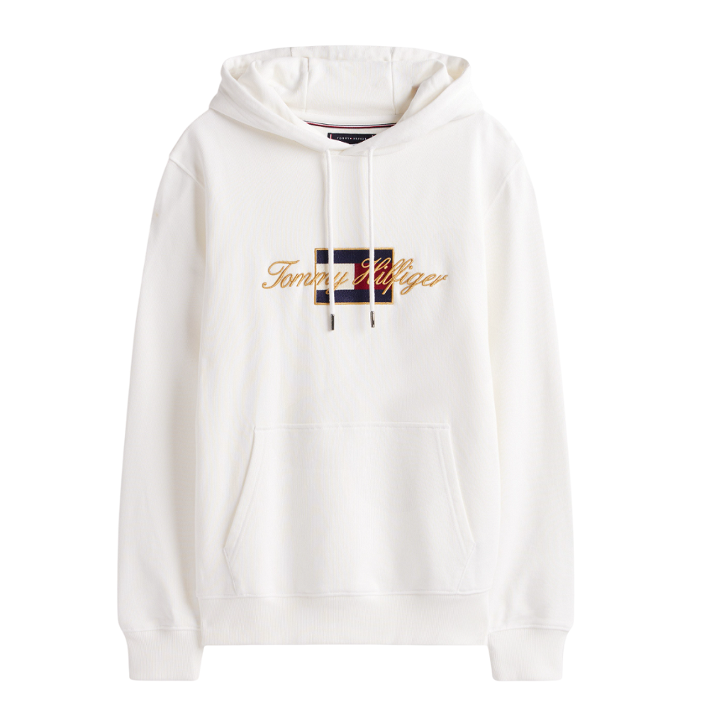 TOMMY HILFIGER</br>Tommy Hilfiger Icon Gold Hoodie MW0MW41502-YBL Ανδρικό Φούτερ Εκρού