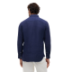 TOMMY HILFIGER</br>Tommy Hilfiger Pigment Dyed Solid Linen Regular Shirt MW0MW41530-DCC Ανδρικό Πουκάμισο Μπλε Λινό