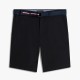 TOMMY HILFIGER</br>Tommy Hilfiger Denton 9.5 Inch Slim Fit Belted Chino Shorts MW0MW42349-BDS Ανδρική Βερμούδα Μαύρο
