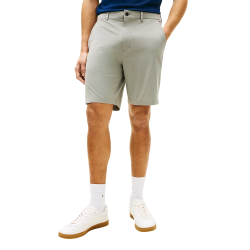 TOMMY HILFIGER</br>Tommy Hilfiger Dover 8 Inch Regular Fit Chino Shorts MW0MW42354-PR2 Ανδρική Βερμούδα Γκρι