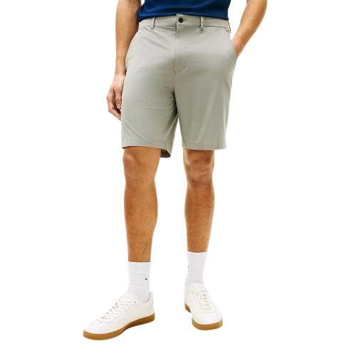 Tommy Hilfiger Dover 8 Inch Regular Fit Chino Shorts MW0MW42354-PR2 Ανδρική Βερμούδα Γκρι