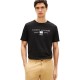 TOMMY HILFIGER</br>Tommy Hilfiger Brand Love Mono Stack Tee MW0MW42365-BDS Ανδρικό T-shirt Μαύρο Regular
