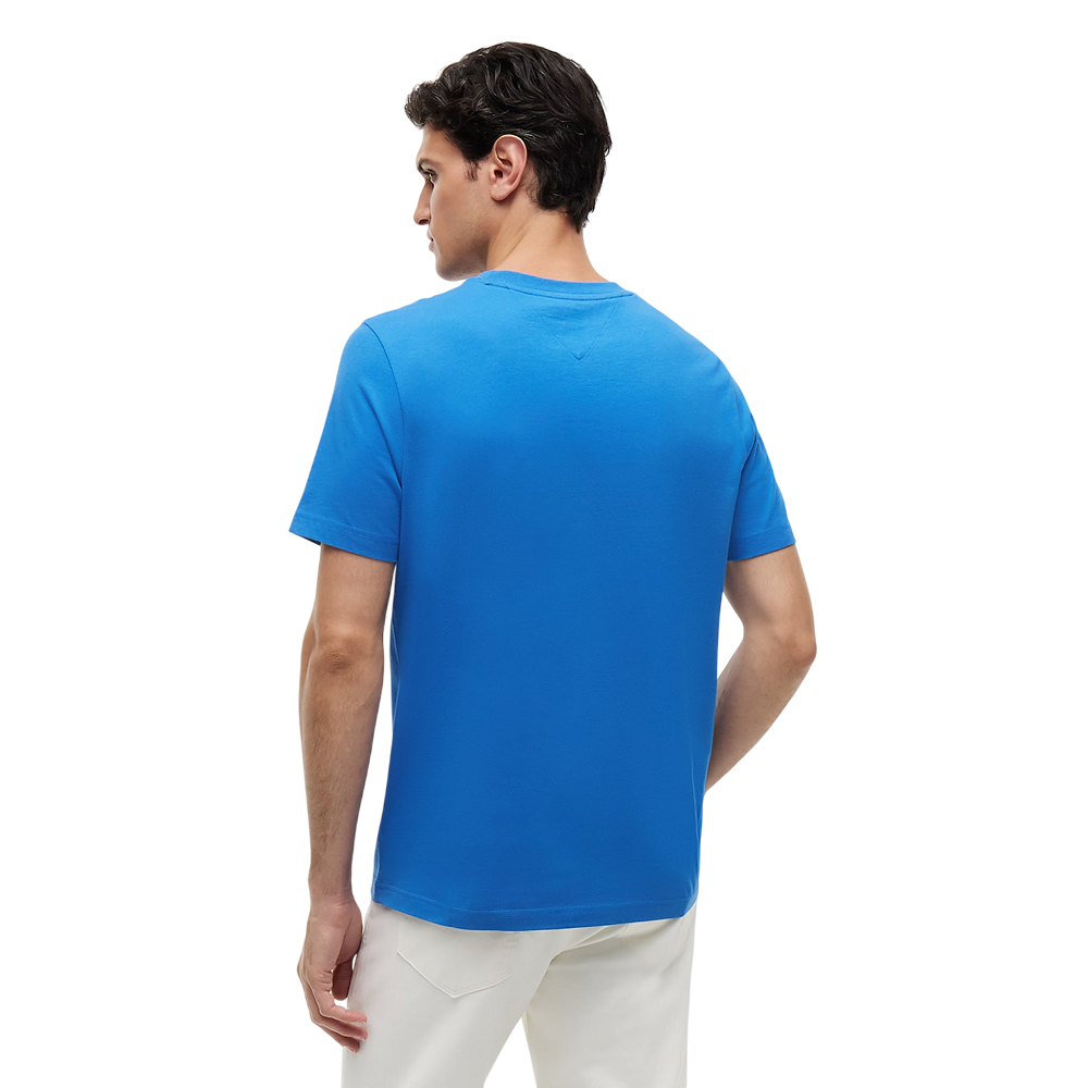 TOMMY HILFIGER</br>Tommy Hilfiger Brand Love Mono Stack Tee MW0MW42365-C4U Ανδρικό T-shirt Γαλάζιο Regular