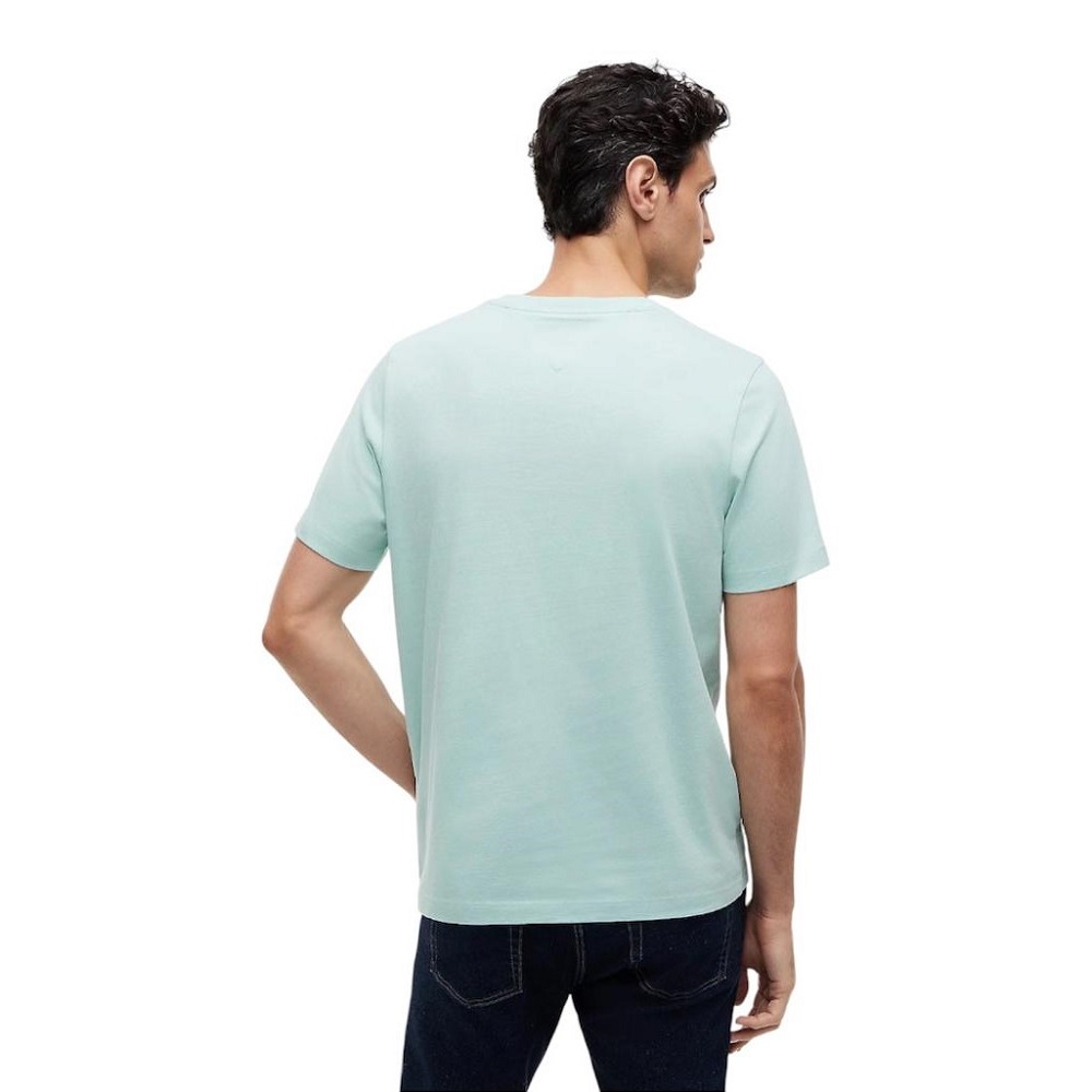 TOMMY HILFIGER</br>Tommy Hilfiger Brand Love Mono Stack Tee MW0MW42365-MAI Ανδρικό T-shirt Βεραμάν Regular