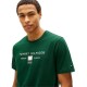 TOMMY HILFIGER</br>Tommy Hilfiger Brand Love Mono Stack Tee MW0MW42365-MBN Ανδρικό T-shirt Πράσινο Regular
