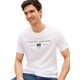 TOMMY HILFIGER</br>Tommy Hilfiger Brand Love Mono Stack Tee MW0MW42365-YBR Ανδρικό T-shirt Λευκό Regular