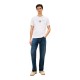 TOMMY HILFIGER</br>Tommy Hilfiger Brand Love Mono Stack Tee MW0MW42365-YBR Ανδρικό T-shirt Λευκό Regular