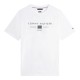 TOMMY HILFIGER</br>Tommy Hilfiger Brand Love Mono Stack Tee MW0MW42365-YBR Ανδρικό T-shirt Λευκό Regular