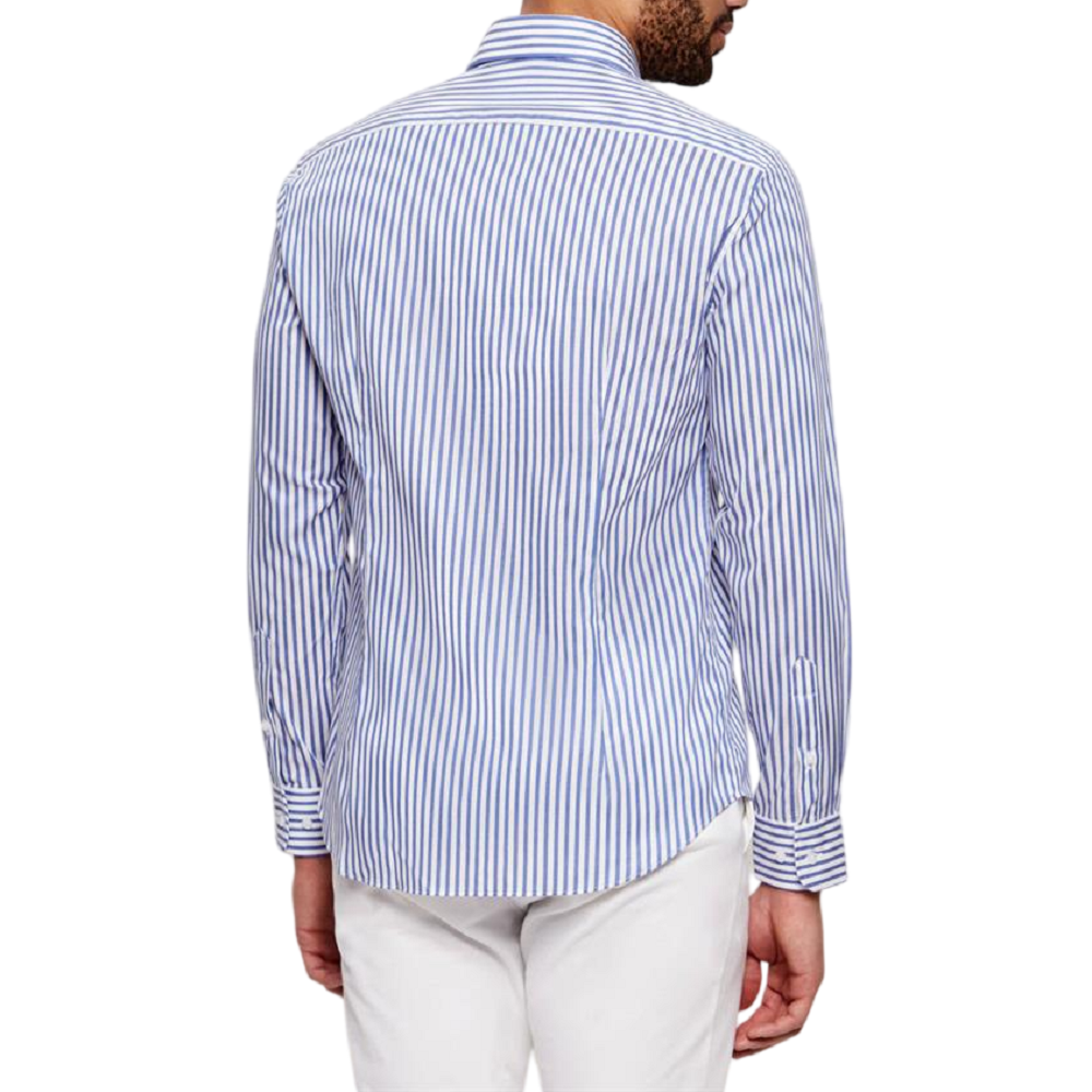 TOMMY HILFIGER</br>Tommy Hilfiger Bengal Stripe Slim Shirt MW0MW42928-C7F Ανδρικό Πουκάμισο Γαλάζιο/Λευκό Ριγέ TOMMY HILFIGER</br>Tommy Hilfiger Bengal Stripe Slim Shirt MW0MW42928-C7F Ανδρικό Πουκάμισο Γαλάζιο/Λευκό Ριγέ