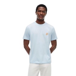 TOMMY HILFIGER</br>Tommy Hilfiger Script Monogram Swimshop Tee MW0MW43066-CYR Ανδρικό T-shirt Σιέλ Regular