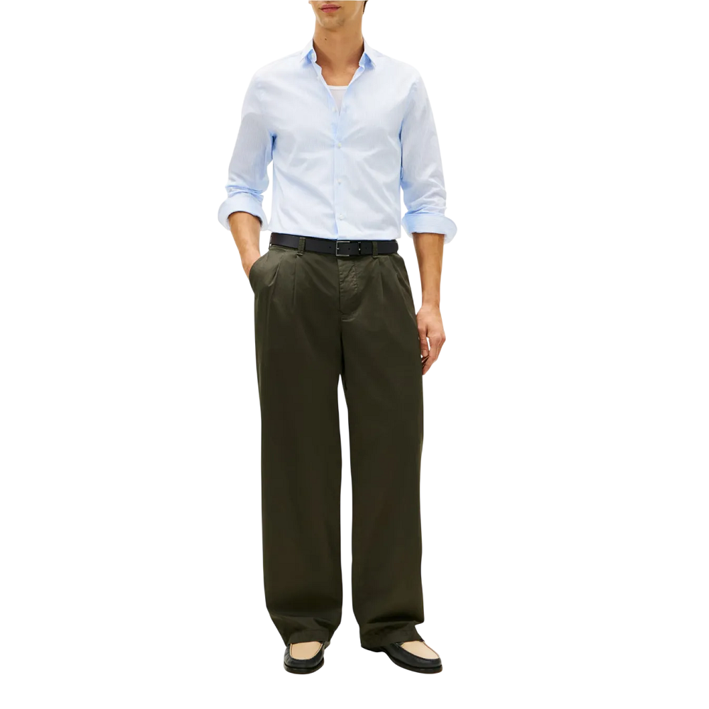 TOMMY HILFIGER</br>Tommy Hilfiger Flex Collar Hairline Stripe Slim Shirt MW0MW43131-C3Q Ανδρικό Πουκάμισο Σιέλ Ριγέ TOMMY HILFIGER</br>Tommy Hilfiger Flex Collar Hairline Stripe Slim Shirt MW0MW43131-C3Q Ανδρικό Πουκάμισο Σιέλ Ριγέ