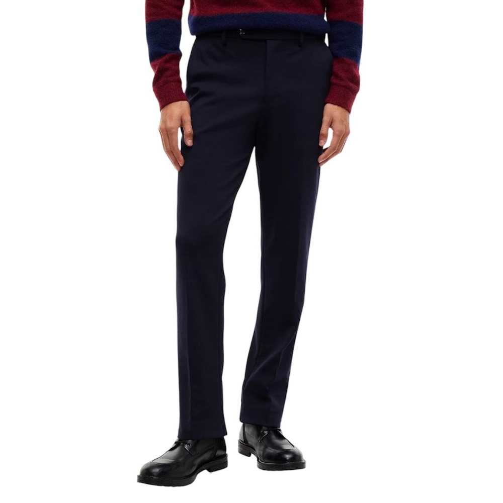 TOMMY HILFIGER</br>Tommy Hilfiger Denton New York Punto Milano Slim Straight Fit Pants MW0MW44869-DW5 Ανδρικό Παντελόνι Μπλε TOMMY HILFIGER</br>Tommy Hilfiger Denton New York Punto Milano Slim Straight Fit Pants MW0MW44869-DW5 Ανδρικό Παντελόνι Μπλε