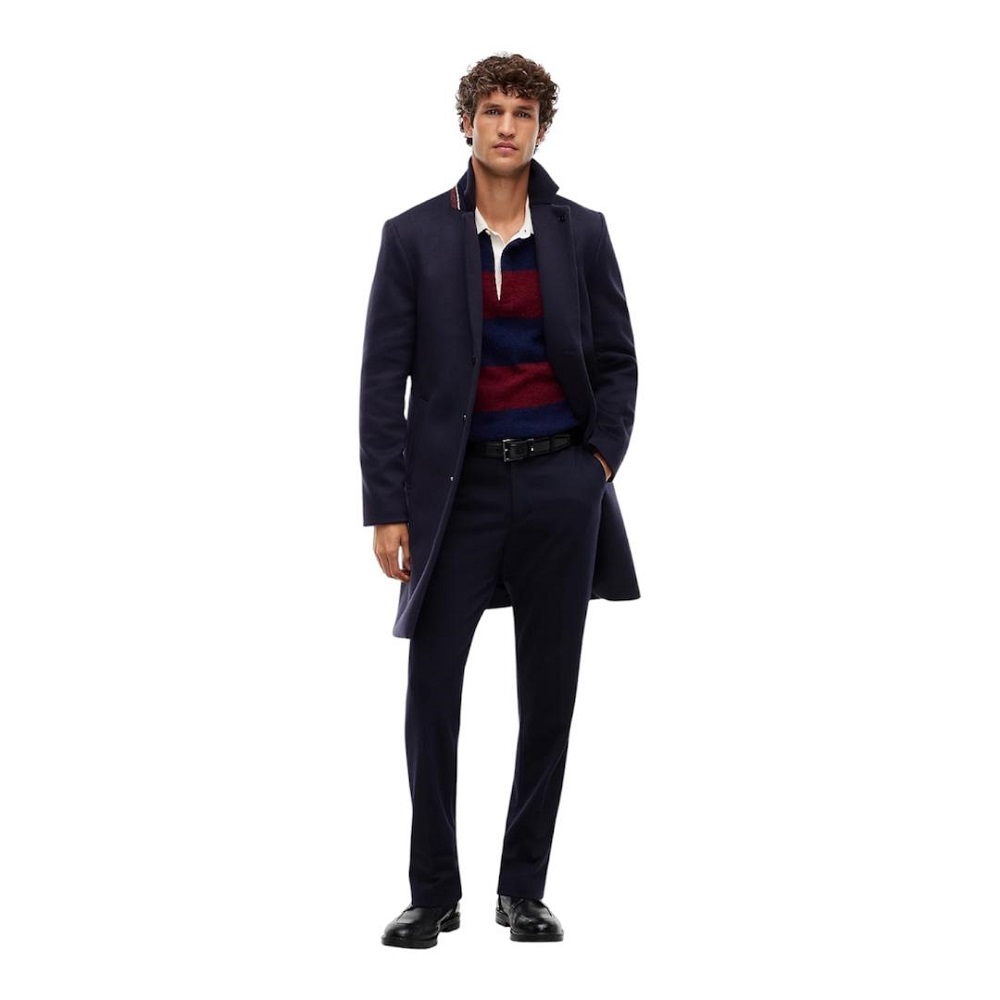 TOMMY HILFIGER</br>Tommy Hilfiger Denton New York Punto Milano Slim Straight Fit Pants MW0MW44869-DW5 Ανδρικό Παντελόνι Μπλε TOMMY HILFIGER</br>Tommy Hilfiger Denton New York Punto Milano Slim Straight Fit Pants MW0MW44869-DW5 Ανδρικό Παντελόνι Μπλε