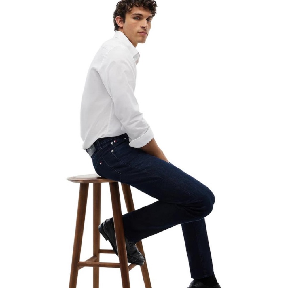 TOMMY HILFIGER</br>Tommy Hilfiger Denton Slim Straight Jeans MW0MW44924-1BM Ανδρικό Τζιν Παντελόνι Μπλε TOMMY HILFIGER</br>Tommy Hilfiger Denton Slim Straight Jeans MW0MW44924-1BM Ανδρικό Τζιν Παντελόνι Μπλε