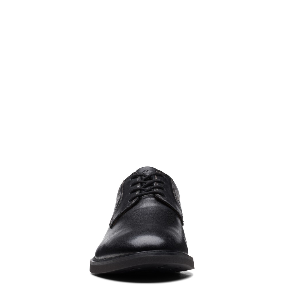 CLARKS</br>Ανδρικά Δετά Παπούτσια Μαύρο Δέρμα MALWOOD LACE Clarks CLARKS</br>Ανδρικά Δετά Παπούτσια Μαύρο Δέρμα MALWOOD LACE Clarks