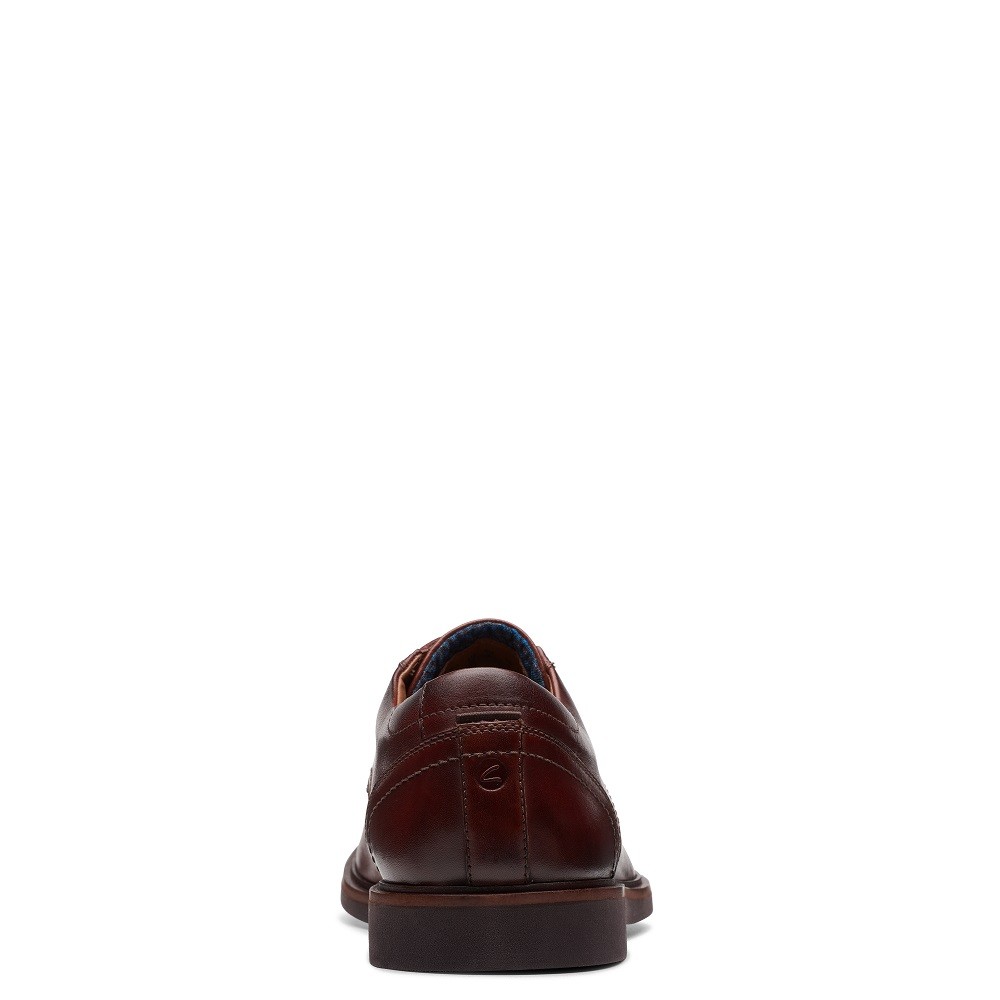 CLARKS</br>Ανδρικά Δετά Παπούτσια Καφέ Δέρμα MALWOOD LACE Clarks CLARKS</br>Ανδρικά Δετά Παπούτσια Καφέ Δέρμα MALWOOD LACE Clarks