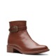 CLARKS</br>Γυναικεία Μποτάκια Ταμπά Δέρμα MAYE GRACE CLARKS</br>Γυναικεία Μποτάκια Ταμπά Δέρμα MAYE GRACE