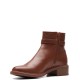 CLARKS</br>Γυναικεία Μποτάκια Ταμπά Δέρμα MAYE GRACE CLARKS</br>Γυναικεία Μποτάκια Ταμπά Δέρμα MAYE GRACE
