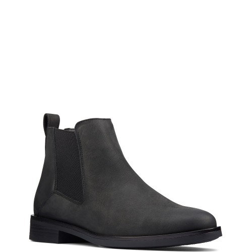 Γυναικεία Μποτάκια Μαύρο Δέρμα MEMI TOP Clarks Γυναικεία Μποτάκια Μαύρο Δέρμα MEMI TOP Clarks